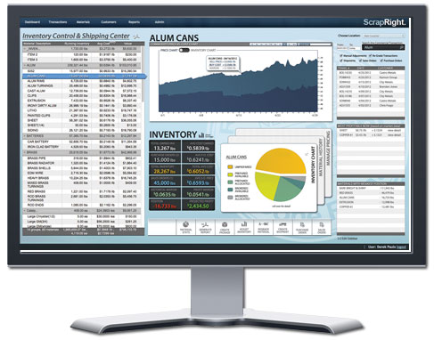 ScraoRight Scrap metal inventory management software